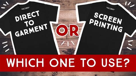 screen printing vs direct to garment.